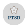 Rundt PTSD-logo uden baggrund. På vej mod en god hverdag